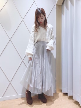 「エアリー」｜マジェスティックレゴン河原町OPA店スタッフさん（レディース・159cm）の秋コーディネート