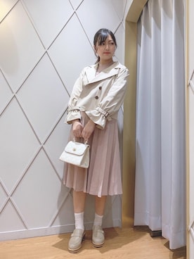 「インテリア」｜「アイテム（ジャケット/アウター）」を使った、マジェスティックレゴン河原町OPA店スタッフさん（レディース・159cm）の冬コーディネート