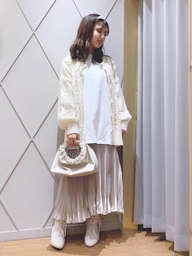 マジェスティックレゴン河原町OPA店スタッフさん（レディース・158cm）の冬コーディネート