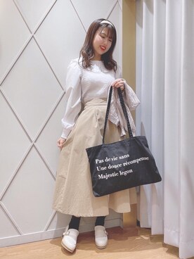 マジェスティックレゴン河原町OPA店スタッフさん（レディース・158cm）の冬コーディネート