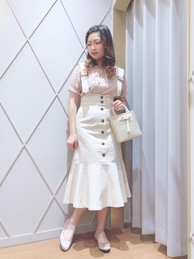 マジェスティックレゴン河原町OPA店スタッフさん(レディース・159cm)の春コーディネート