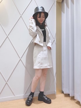 マジェスティックレゴン河原町OPA店スタッフさん(レディース・155cm)の春コーディネート