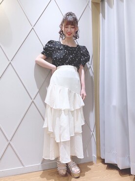 マジェスティックレゴン河原町OPA店スタッフさん(レディース・153cm)の春コーディネート