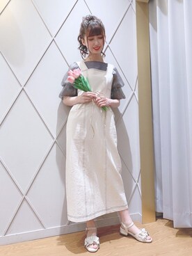 マジェスティックレゴン河原町OPA店スタッフさん(レディース・153cm)の春コーディネート