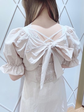 「ミニワンピ」｜マジェスティックレゴン河原町OPA店スタッフさん（レディース・158cm）の春コーディネート