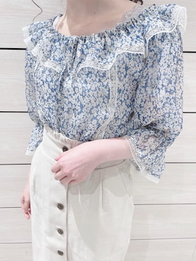 マジェスティックレゴン河原町OPA店スタッフさん（レディース・153cm）の春コーディネート