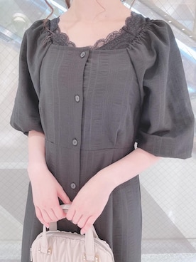 マジェスティックレゴン河原町OPA店スタッフさん（レディース・153cm）の春コーディネート