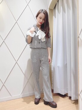 マジェスティックレゴン河原町OPA店スタッフさん（レディース・158cm）の秋コーディネート