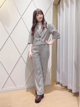 マジェスティックレゴン河原町OPA店スタッフさん(レディース・151cm)の秋コーディネート