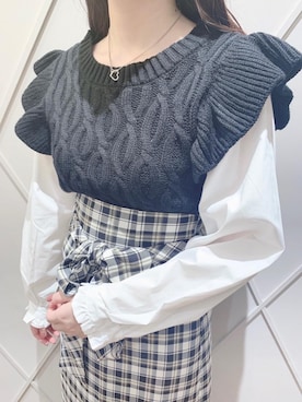 マジェスティックレゴン河原町OPA店スタッフさん（レディース・151cm）の秋コーディネート