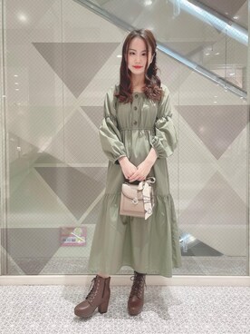 マジェスティックレゴン河原町OPA店スタッフさん(レディース・158cm)の秋コーディネート