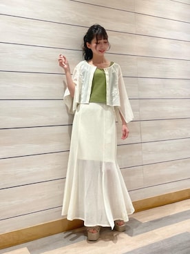 マジェスティックレゴン河原町OPA店スタッフさん(レディース・153cm)の春コーディネート