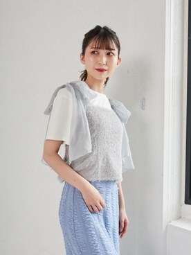 マジェスティックレゴン河原町OPA店スタッフさん（レディース・153cm）の夏コーディネート