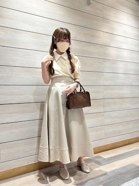 マジェスティックレゴン河原町OPA店スタッフさん（レディース・163cm）の夏コーディネート