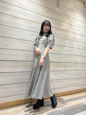 マジェスティックレゴン河原町OPA店スタッフさん（レディース・159cm）の夏コーディネート