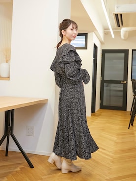マジェスティックレゴン河原町OPA店スタッフさん(レディース・153cm)の秋コーディネート