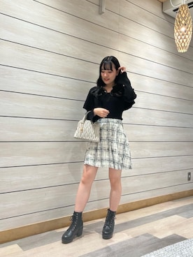 マジェスティックレゴン河原町OPA店スタッフさん（レディース・159cm）の秋コーディネート