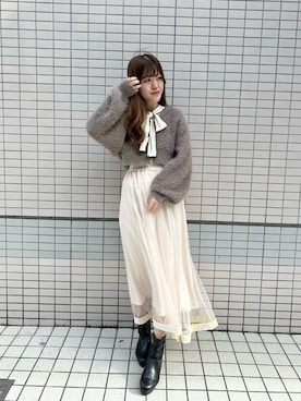 マジェスティックレゴン河原町OPA店スタッフさん（レディース・163cm）の秋コーディネート