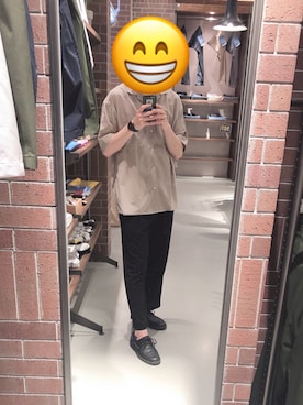 「RAGEBLUE（レイジブルー）のアイテム（モカシン/デッキシューズ）」を使った、ゆーとさん（メンズ・181cm）の春コーディネート