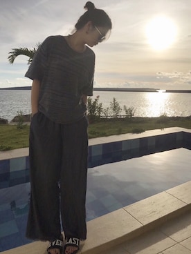 「ノーティードッグ」｜「アイテム（シューズ）」を使った、ｏｚｉｚｏｏさん（レディース・167cm）の夏コーディネート