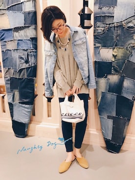 「ノーティードッグ」｜ｏｚｉｚｏｏさん（レディース・167cm）の春コーディネート