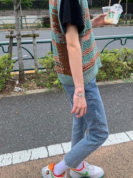 「ANDERSSON BELL（アンダースンベル）のアイテム（トップス）」を使った、hayataさん（メンズ・183cm）の夏コーディネート
