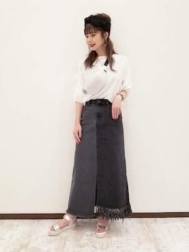 「JEANASIS（ジーナシス）のアイテム（ボディバッグ/ウエストポーチ）」を使った、せいらまんさん（レディース・162cm）の夏コーディネート