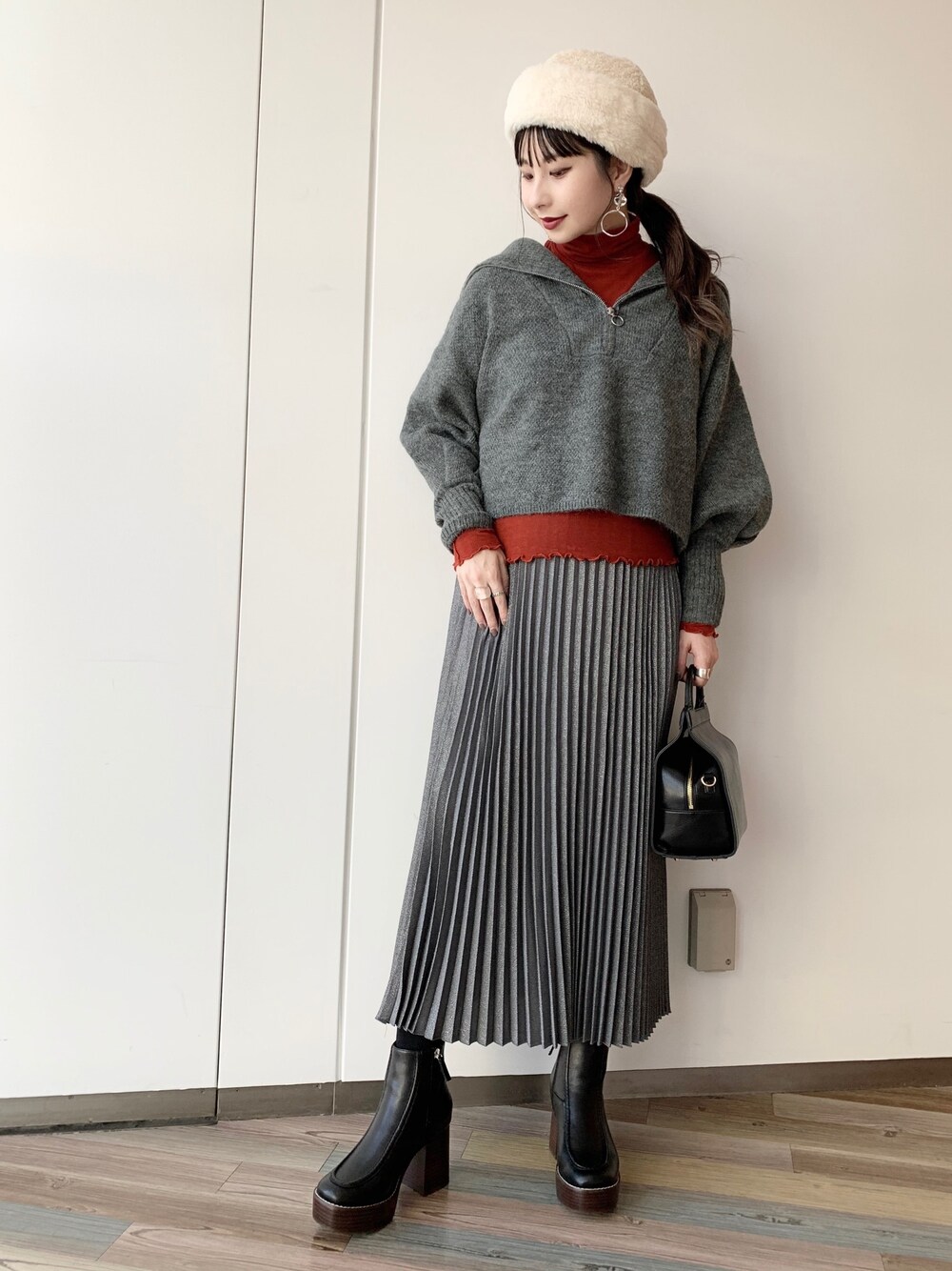 JEANASIS ジーナシス 7GBIGカラーZIPプルオーバー 完売カラー JEANASIS（ジーナシス）の「7GBIGカラーZIPプルオーバー/895934
