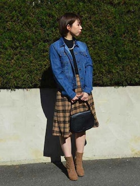 「STYLEBLOCK（スタイルブロック）のアイテム」を使った、なつき🐻さん（レディース・163cm）の冬コーディネート