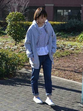 「STYLEBLOCK（スタイルブロック）のアイテム」を使った、なつき🐻さん（レディース・163cm）の冬コーディネート