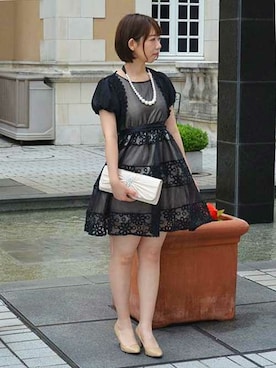 「アイテム（パンプス）」を使った、なつき🐻さん（レディース・163cm・20代）の冬コーディネート