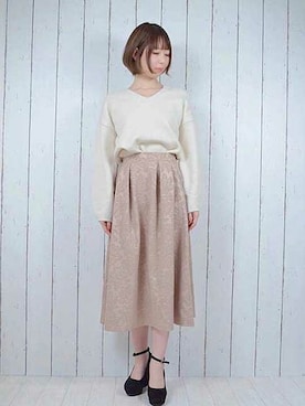 「STYLEBLOCK（スタイルブロック）のアイテム」を使った、なつき🐻さん（レディース・163cm）の冬コーディネート