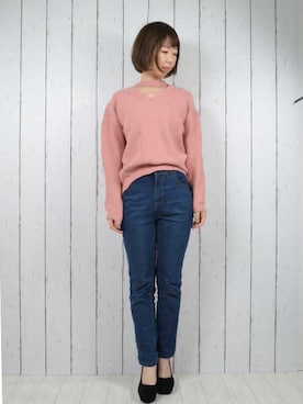 「アイテム（パンプス）」を使った、なつき🐻さん（レディース・163cm・20代）の冬コーディネート