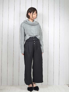 「アイテム（パンプス）」を使った、なつき🐻さん（レディース・163cm・20代）の冬コーディネート