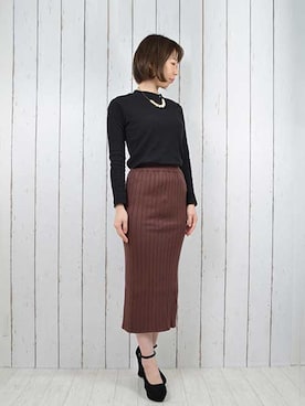 「アイテム（パンプス）」を使った、なつき🐻さん（レディース・163cm・20代）の冬コーディネート