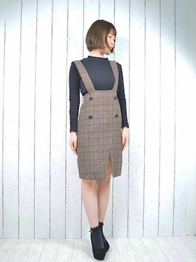 「アイテム（パンプス）」を使った、なつき🐻さん（レディース・163cm・20代）の冬コーディネート