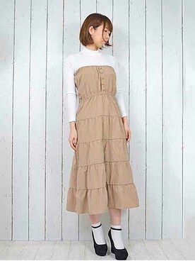 「STYLEBLOCK（スタイルブロック）のアイテム」を使った、なつき🐻さん（レディース・163cm）の冬コーディネート