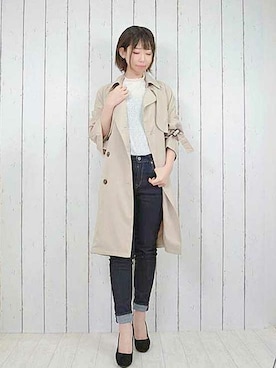 「STYLEBLOCK（スタイルブロック）のアイテム」を使った、なつき🐻さん（レディース・163cm）の冬コーディネート