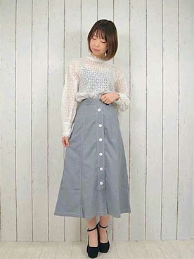 なつき🐻さん（レディース・163cm）の春コーディネート