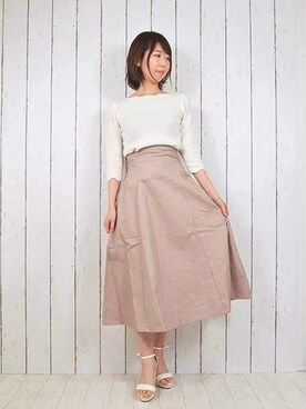 なつき🐻さん（レディース・163cm）の春コーディネート