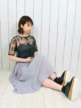 なつき🐻さん（レディース・163cm）の春コーディネート