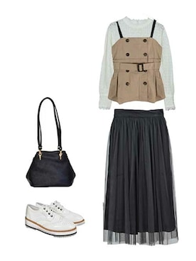 なつき🐻さん（レディース・163cm）の春コーディネート