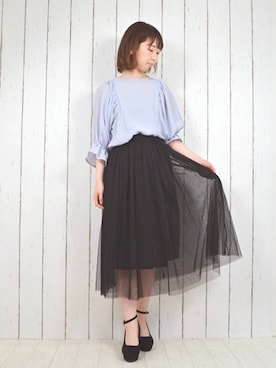 なつき🐻さん（レディース・163cm）の春コーディネート