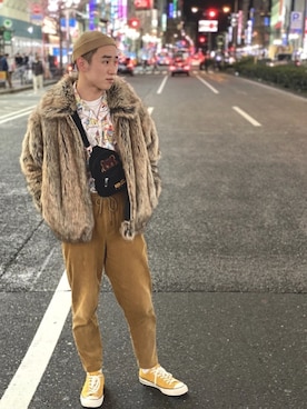 「absolute（アブソルテ）のアイテム（ジャケット/アウター）」を使った、SHOさん（メンズ・176cm）の冬コーディネート