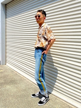 「Journal Standard TRISECT（トライセクト）のアイテム（パンツ）」を使った、SHOさん（メンズ・176cm）の夏コーディネート
