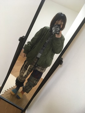 「aiko」｜「アイテム（ジャケット/アウター）」を使った、あやめんさん（レディース・152cm）の春コーディネート