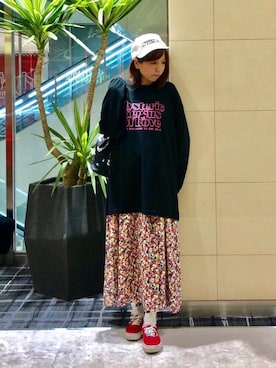 「ビックＴシャツ」｜hiRaさん（レディース・157cm）の秋コーディネート