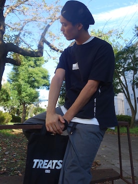 「TODAY edition（トゥデイエディション）のアイテム」を使った、WEAROさん（メンズ・179cm）の秋コーディネート