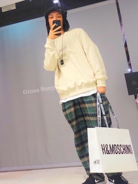 「H&M（エイチ・アンド・エム）のアイテム（その他）」を使った、WEAROさん（メンズ・179cm）の秋コーディネート