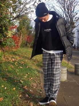 「Paterson（パターソン）のアイテム」を使った、WEAROさん（メンズ・179cm）の冬コーディネート